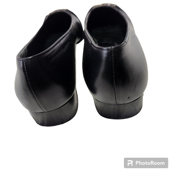 Salvatore Ferragamo black leather dress shoes Size 9 US - Picture 4 of 9